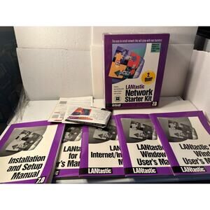 Lantastic Network Software v7.0 With Artisoft Excange - 20 Discs 3.5 Floppy